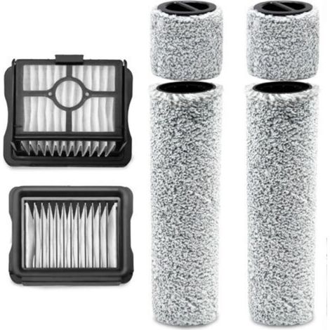 Roller brush + filter for G6/G6-T/G7/X10/X10 Pro vacuum cleaner spare parts, accessory set of 2 brush rollers + 2 filters