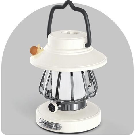 KLVGTIFS PU – Tragbare Hänge-Nachtlampe, Schneckendesign, USB-aufladbar, Touch-Steuerung, weißes PVC-Material (1/5)
