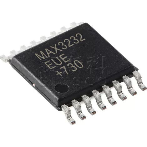 MAX3232EUE+T MAX3237EAI+T Electronic chips and components, 5 units each.