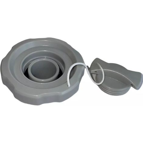 Pièce de rechange Bestway : Bouchon de valve à vis P05767 et bouchon supérieur pour baignoire balnéo LAY-Z-SPA, bouchon de valve de rechange d'origine. (1/4)