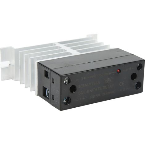 BERM AC/AC-Halbleiterrelais aus ABS-Aluminiumlegierung, 70–280 V Eingang, 24–480 V Ausgang, Relaismodul zur Motorsteuerung (1/5)