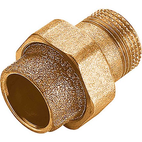 Bocchettone a Saldare Maschio Femmina in Bronzo Serie 4000 3/4 Ø 22 Fra bo