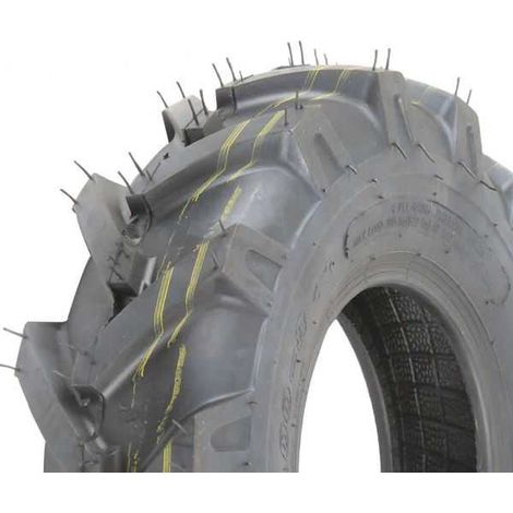 Matijardin – Pneu agraire tubeless 480 x 400 x 8 – Structure 2 plis – Adhérence optimale pour terrains meubles et boueux – Charge 109 kg (1/2)