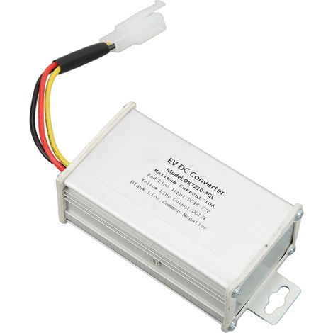 Module transformateur régulateur d'alimentation CC réducteur de tension 48 V-72 V (entrée) vers 12 V 10 A (sortie) pour véhicules électriques (1/5)