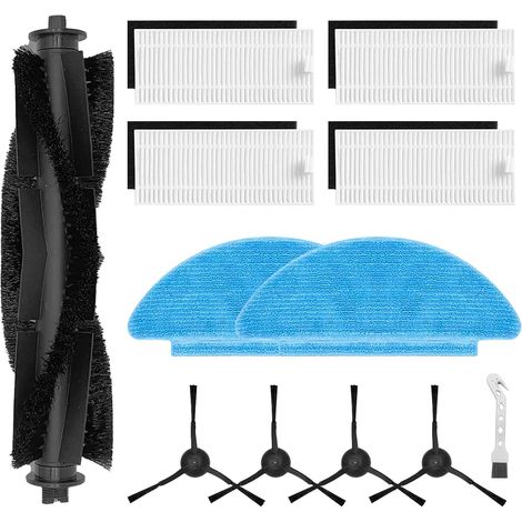 Kit de accesorios para aspiradoras robot Tikom L9000/L8000/L8000 Pro, Lubluelu SL60D, Laresar L6 Nex y HONITURE Q6 SE (repuestos). (1/5)