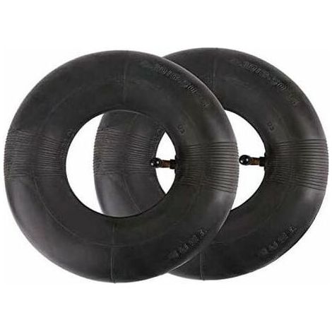 AGE Pneu de Chambre à Air SéRies 4.10/3.50-4 Pouces pour Diable, Chariot, Chariot Manuel, Chariot de Jardin, Tondeuse à Gazon, Tube de Remplacement 4.10-4(2pcs)