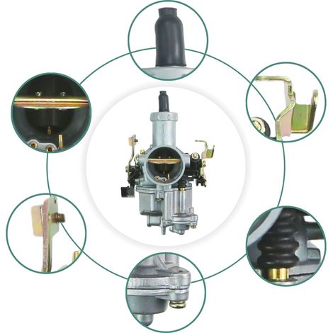 PZ30B for motorcycles of models CG175-CG250, QR250, TX250, CB200 and TMX200XR with carburetor.--DTEKGAZ