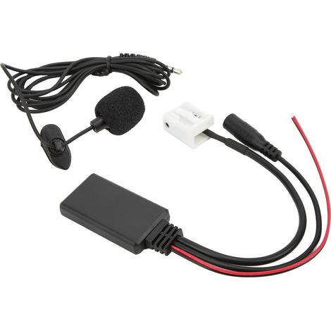 RD4 12-Pin Bluetooth Aux Musik Autoradio-Adapterkabel mit Mikrofon für Citroën C2 C3 C4 C5 C6 C8 Ersatz (1/5)