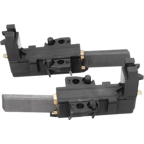 Lot de 2 moteurs de machine à laver en carbone Ceset pour Indesit pour Ariston, pour pièce de rechange 481931088529 481236248004 C00194594, boîtier en plastique noir, 53 mm (1/5)