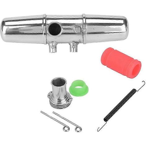 Connecteur de tuyau d'échappement double en alliage d'aluminium amélioré 18001P, compatible avec la voiture télécommandée à essence I Savage 4.65.9 18 - Qualité supérieure (1/5)