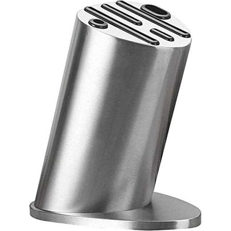 Ménage en Acier Inoxydable Bloc de Couteaux Support de Couteau Support de Rangement ustensile de Cuisine Pratique pour Le thé au Lait Bar café-Ensoleillé (1/5)