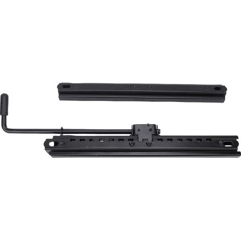 Binario scorrevole per sedile da 310 mm, set di binari scorrevoli regolabili in acciaio laminato a freddo per camper e auto
