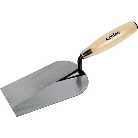 Paleta forjada modelo Sevilla con mango de madera y 180 mm de longitud 09517025