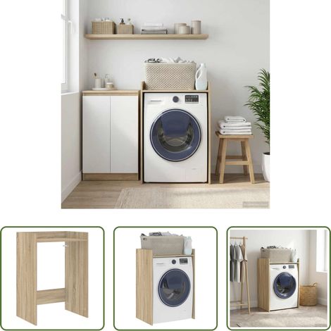 Armoire lave-linge -  Armoire pour machine à laver Sonoma 67,5 x 48 x 97 cm (1/5)