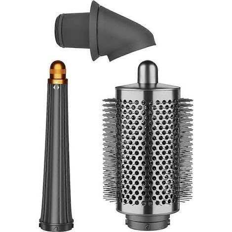 Brosse conique à friser et grande brosse ronde avec adaptateur pour