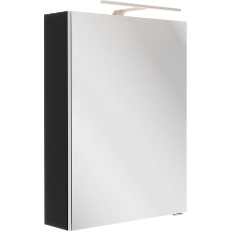 SBC Spiegelschrank 500 mm li Black 500x680x153 mm