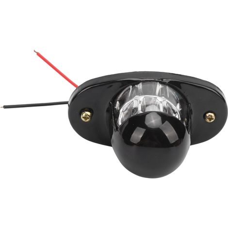 6-flammige 24V-LED-Kennzeichenbeleuchtung für LKW und Anhänger, wasserdichte Signalleuchte, Kennzeichenbeleuchtung (1/5)