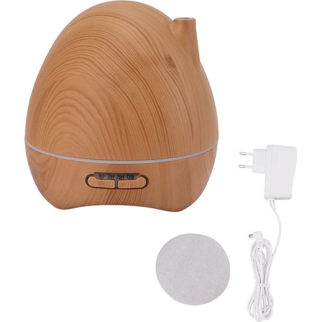300-ml-Aromatherapie-Luftbefeuchter mit 7-farbiger LED-Beleuchtung, leisem Betrieb, für Schlaf- und Wohnzimmer, EU-Stecker, 110–240 V (1/5)