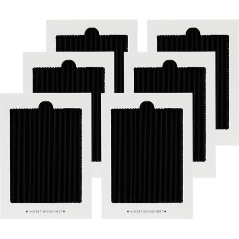 Lot de 6 filtres à air de rechange pour réfrigérateur Frigidaire PAULTRA Pure Air Ultra et Electrolux EAFCBF 242047801, 242047804, 241754001, 241754002, 242061001, 7241754001, PS1993820