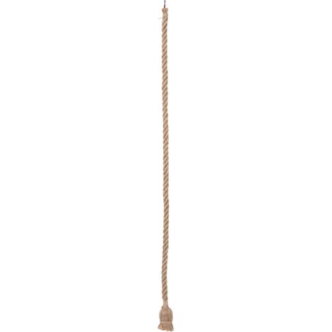 1Pc Lustre Industriel Plafonnier à Corde de Chanvre, Lampe Suspendue Vintage Décoration Maison Loft