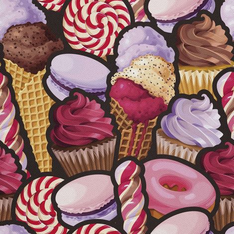 Tela decorativa para exteriores Oxford - Motivo Pink Candy I DX024 (1/5)