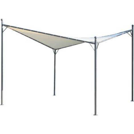 Gazebo zante domus acciaio/poly mt 3,5x3,5 Domus