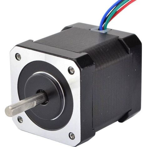 Moteur pas à pas bipolaire Nema 17 2 A 59 Ncm (80 oz), corps 48 mm, 4 fils avec câble et connecteur 1 m, compatible imprimante 3D/CNC (1/5)