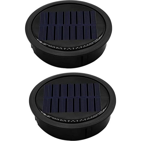 Lot de 2 grandes ampoules solaires de remplacement pour lanternes suspendues d'extérieur, plus puissantes et à faible consommation d'énergie. - AquaForge (1/5)
