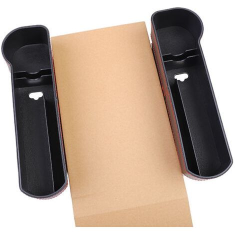 2PCS Car Cup Holder, Cup Holder, PU Leather Drink Holder, Car Storage Box for Coffee, Drink, Bottle, Milk Two-Piece Set (1/5)