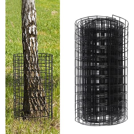 Protecteur de plantes en fer extensible avec bonne ventilation - Cage de protection pour plantes pour défendre arbres et jardin contre animaux (Pack 5 protecteurs, 41.9x41.9cm, 2420g) (1/4)