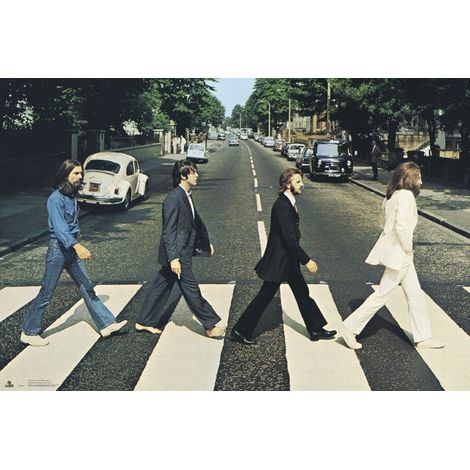 Poster the beatles abbey road
