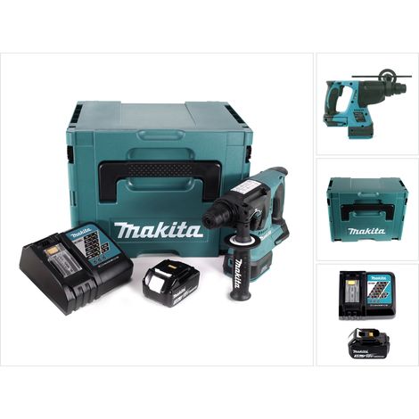 Trapano a percussione a batteria Makita DHR 242 RF1J 18V 2,4J SDS-plus Brushless + 1x batteria ricaricabile 3,0Ah + caricabatterie + Makpac