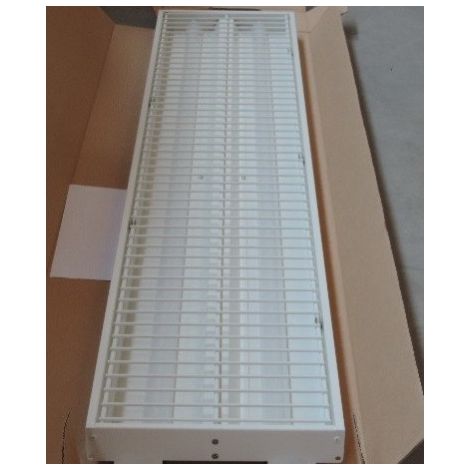 Plafonnier apparent / suspendu LED 115W blanc 1500x292mm 4000K 12000lm driver 230V prismatique IK10 IP20 STS LED DIETAL Q32004