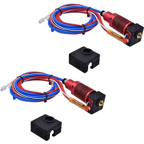 2x 3D Vollmetall J-Head CR10S PRO Hotend Extruder Hotend Kit für Creality Ender-3 Pro CR10 10S Bowden Extruder 24V()