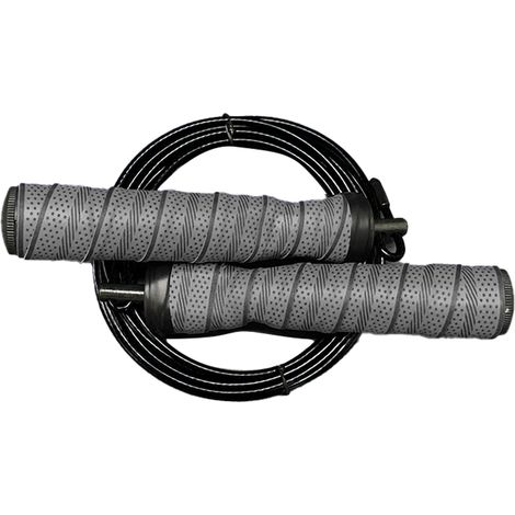 Corde à Sauter Vitesse - Câble Acier PVC Anti-Enchevêtrement - Poignées Antidérapantes Réglables - Pour Entraînement Fitness Intensif - 1 Pièce (1/5)
