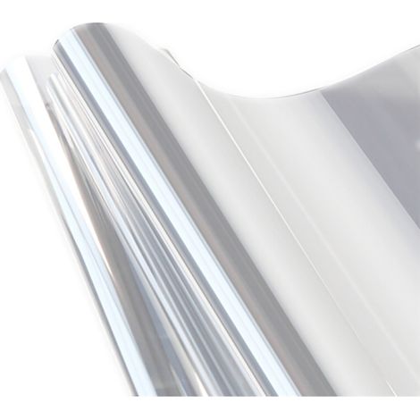 Film Pour Vitre Unidirectionnel - Protection Solaire Réfléchissant - Isolation Thermique - Pour Maison Bureau Voiture - 40 x 100 cm - 1 pièce (1/5)