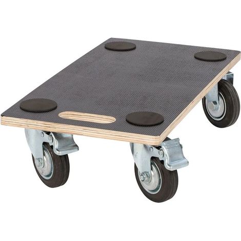 Plataforma con ruedas kreator 580x290mm capacidad 400kg