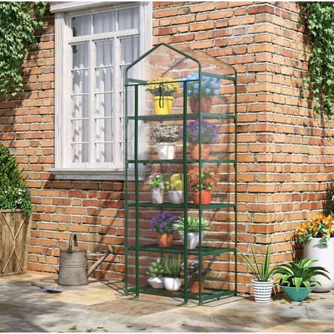 Serra da giardino 5 livelli trasparente in plastica OKMYHOME (1/4)