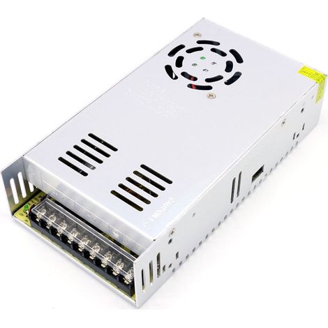 Convertidor de voltaje de CA 100–240 V a CC 48 V 10,4 A 500 W, fuente de alimentación conmutada regulada, adaptador/convertidor para tiras de LED, cámaras, ordenadores y proyectos de radio. (1/5)