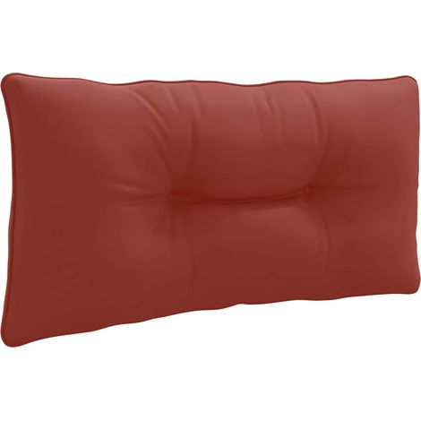 Cojín de respaldo PUTTEN 100% Poliéster Rojo 70 x 40 x 10 cm vidaXL (1/5)