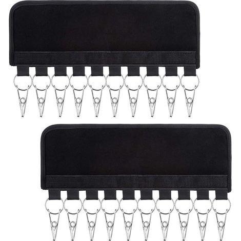 2-teiliger Sockentrockner, hängender Sockentrockner mit 10 Klammern, für Unterwäsche, BHs, Schals, Socken und Handschuhe