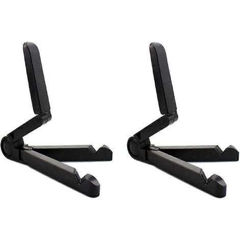 Universeller, faltbarer und verstellbarer Ständer für Tablets und Handys mit ergonomischem Polster und Befestigung für verschiedene Betrachtungswinkel. (1/5)
