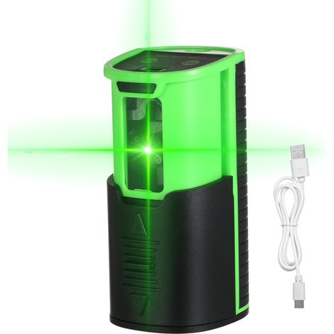 Beyamis Niveau laser vert 30m – autonivelant, 150°, recharge USB-C, carrelage/tableaux (1/5)