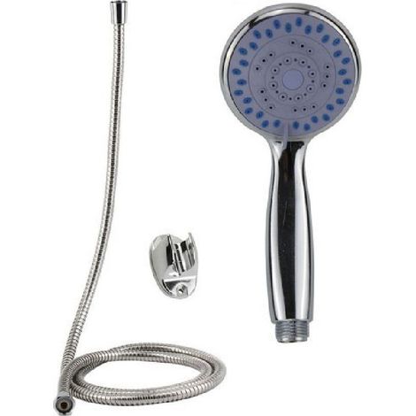 Cleafe - Kit Doccetta Bagno Doccino Soffione Doccia Con Laccio 1,8 Mt Tondo Staffa 69057 - (1/3)