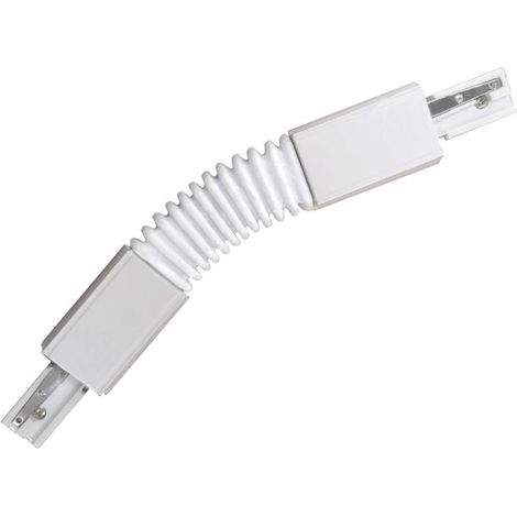 Connecteur flexible pour Rail Triphasé Blanc - SILUMEN