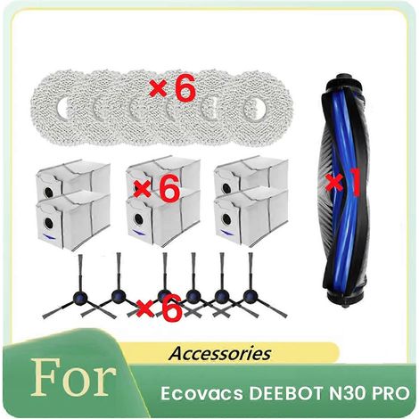 19-teiliges Zubehör für den Ecovacs DEEBOT N30 PRO Saugroboter