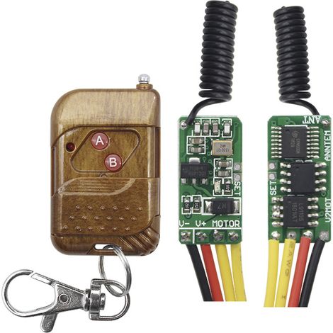 Commutateur sans fil Commutateur de faible puissance Commutateur de télécommande 12V Moteur de lumière Contrôle d'accès sans fil Point à distance Verrouillage automatique Contrôleur de verrouillage (B