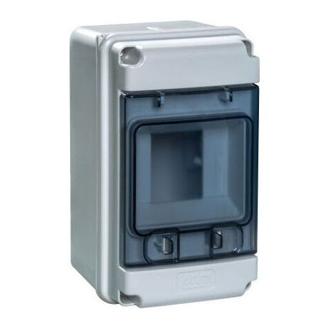 SCATOLA DI DISTRIBUZIONE IMPERMEABILE IP65 ECOLOGIA 1X4 MODULI SENZA MORSETTIERA DI TERRA (1/5)