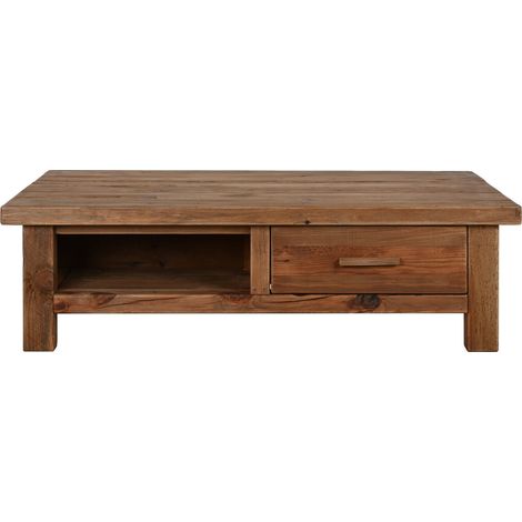 Mesa Centro Madera Reciclada Pino 130X90X38 (1/5)