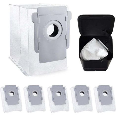 Confezione per 6 sacchetti per aspirapolvere, compatibili con iRobot Roomba, ricambi per sacchetti di smaltimento automatico della polvere Clean Base per i, s e j (1/2)